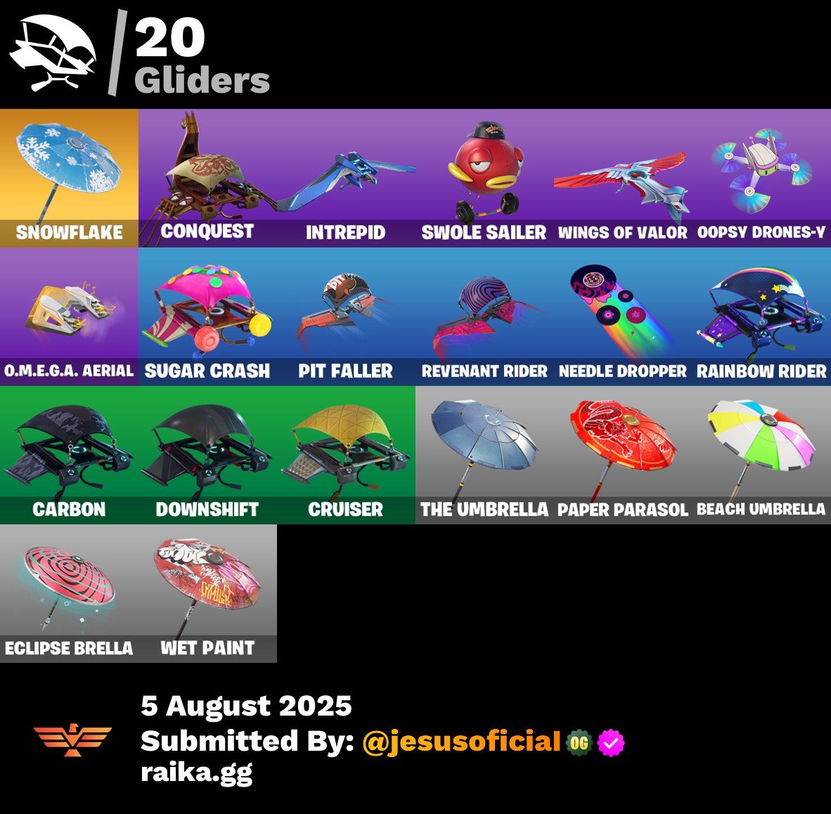 CUENTA FORTNITE 23 SKINS "CAMMY + DERIVA + TOMA LA L"