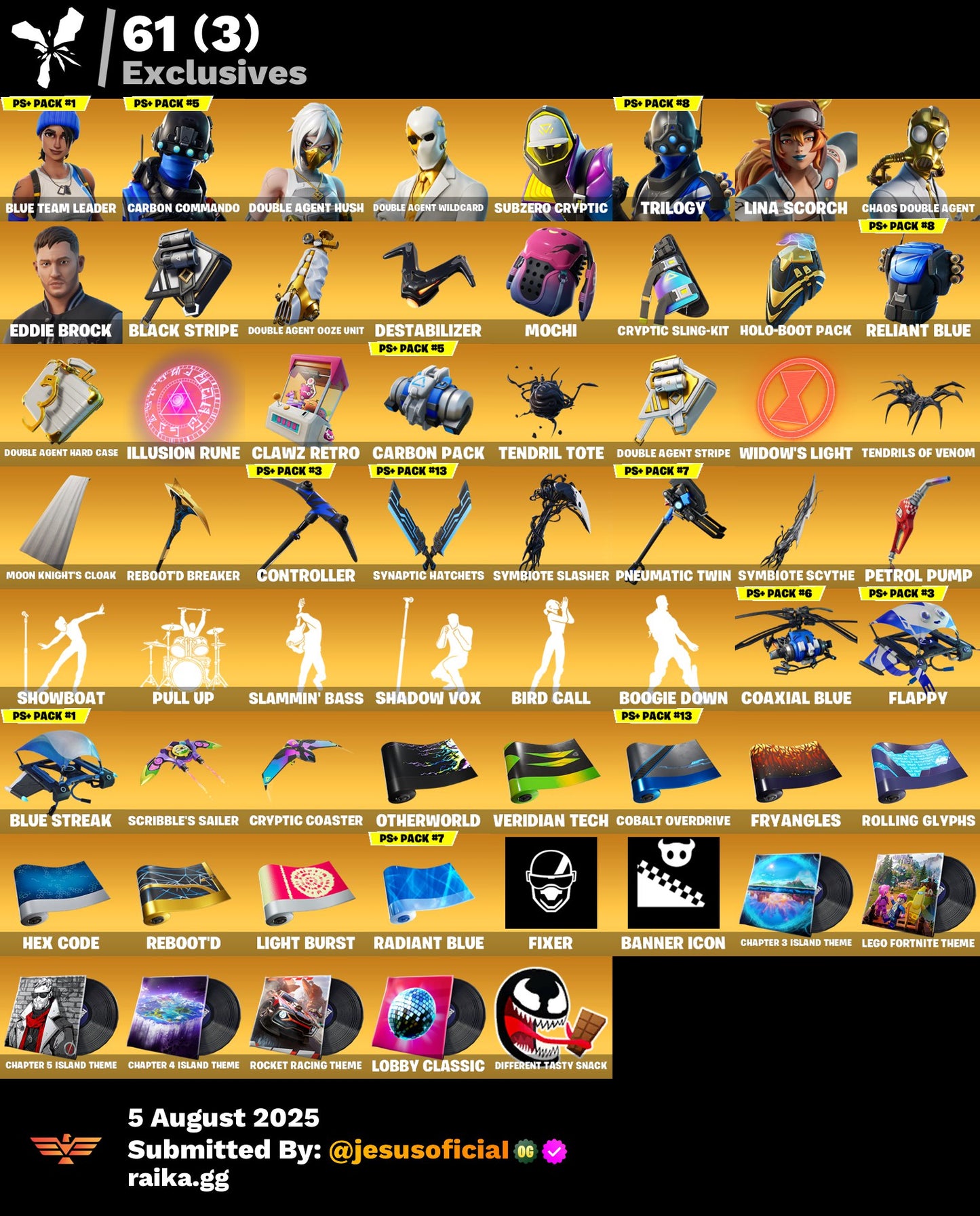 CUENTA FORTNITE 86 SKINS "JELTY + LINA SCORCH + TRILOGY"