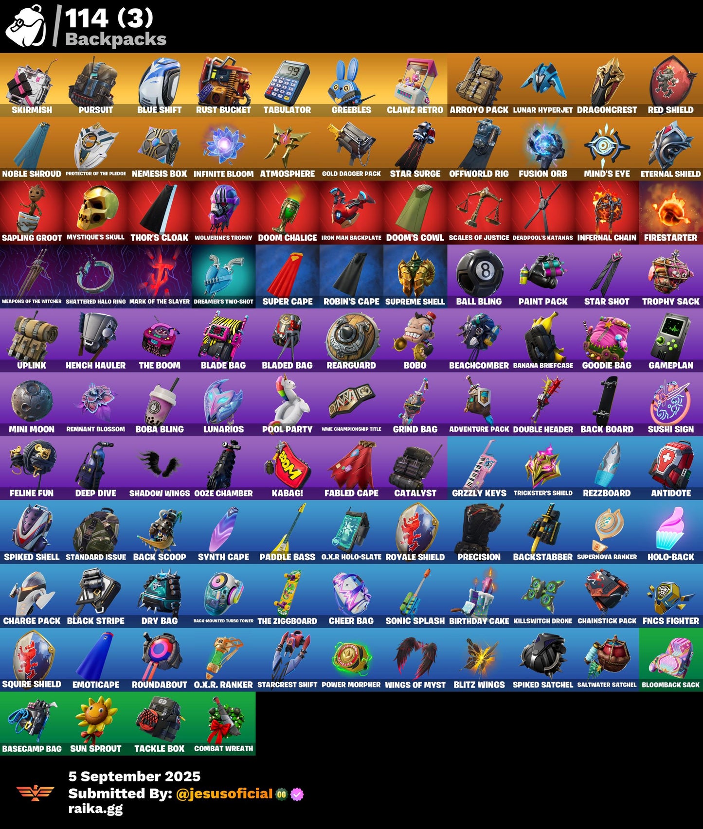 CUENTA FORTNITE 107 SKINS "BLUE SQUIRES + RISA DE BURRO + STW OG + JELTY"