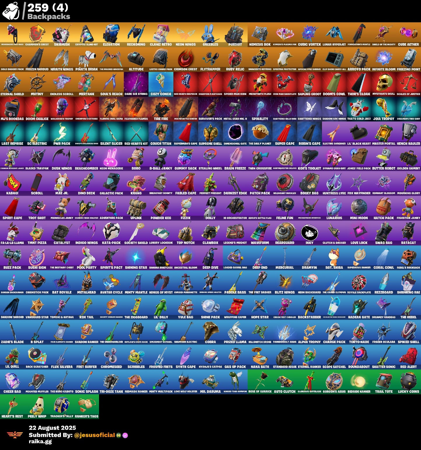 CUENTA FORTNITE 214 SKINS "GOLD MIDAS + JORDANS + STW OG + JUSTICIA NARANJA:"