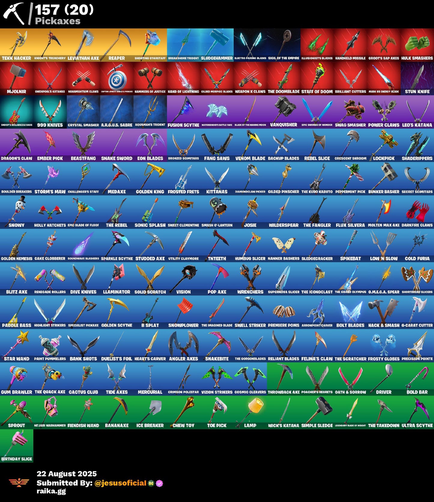 CUENTA FORTNITE 136 SKINS "GOLD MIDAS + NEO VERSA + HACHA DE KRATOS + RISA DE BURRO"