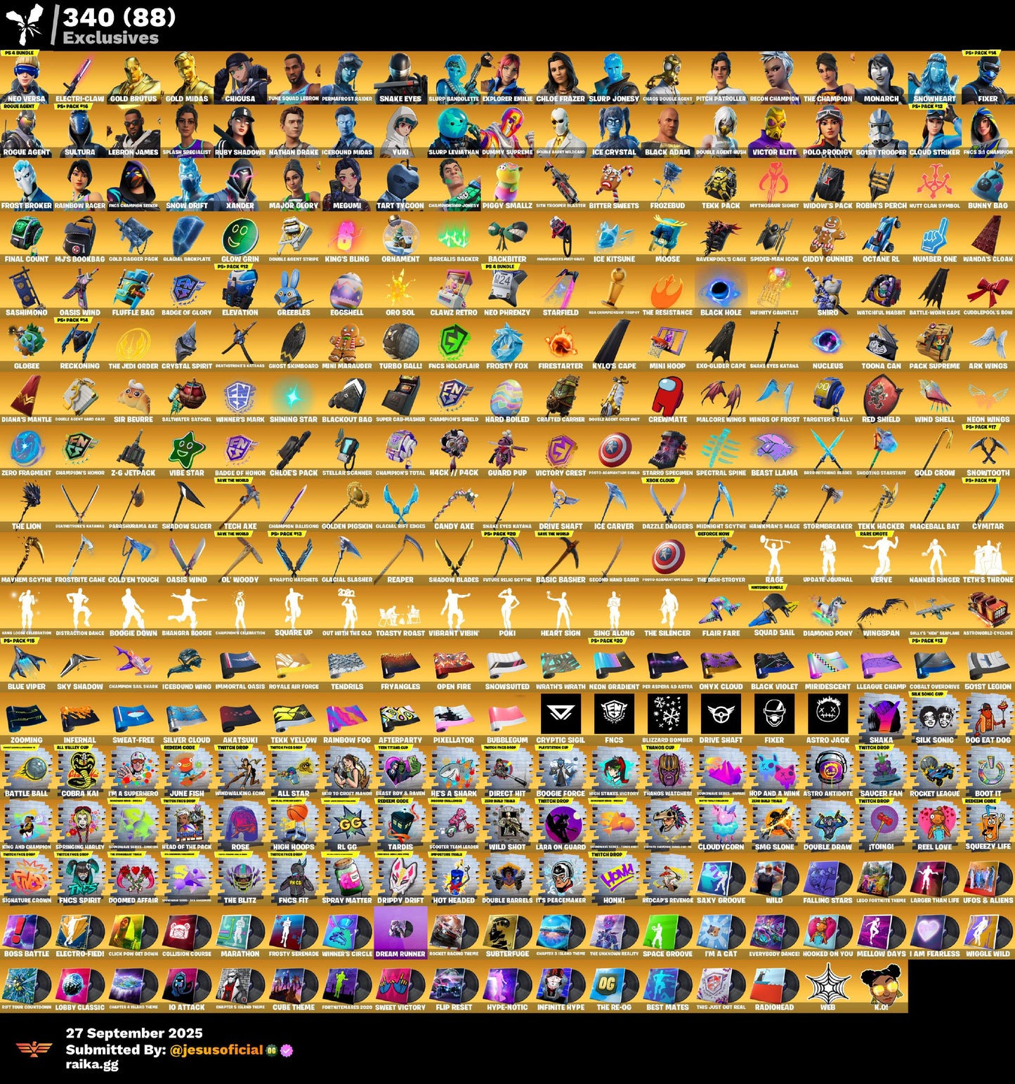 CUENTA FORTNITE 494 SKINS "NEOVERSA + POLO PRODIGY + GOLD MIDAS"