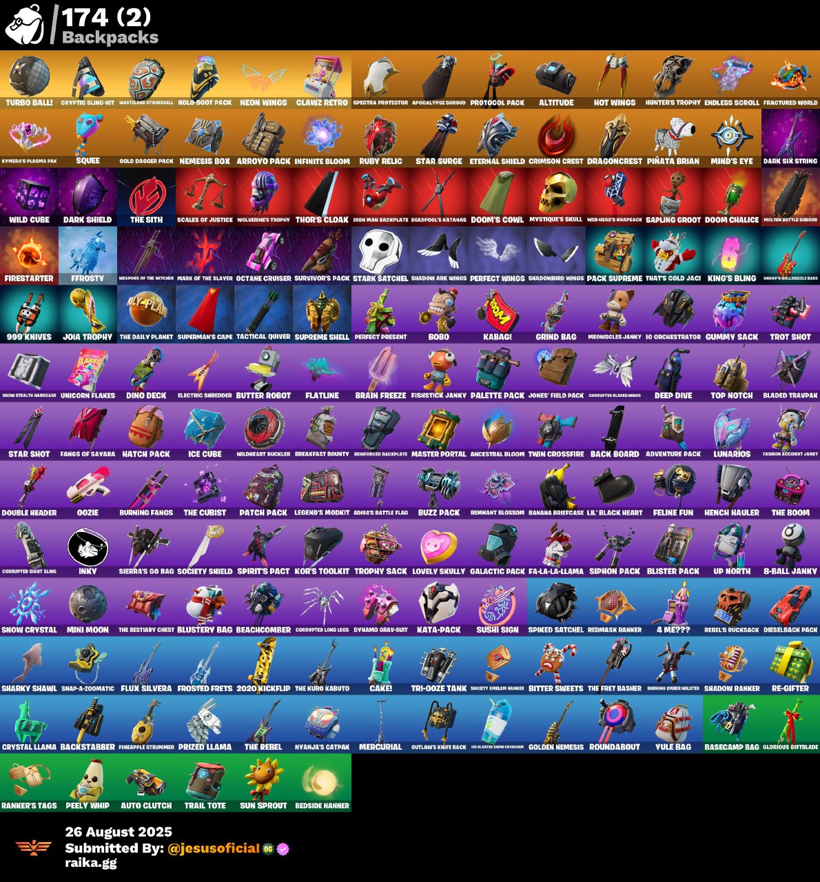 CUENTA FORTNITE 136 SKINS "EÓN + MONCLER + PICO MINTY"