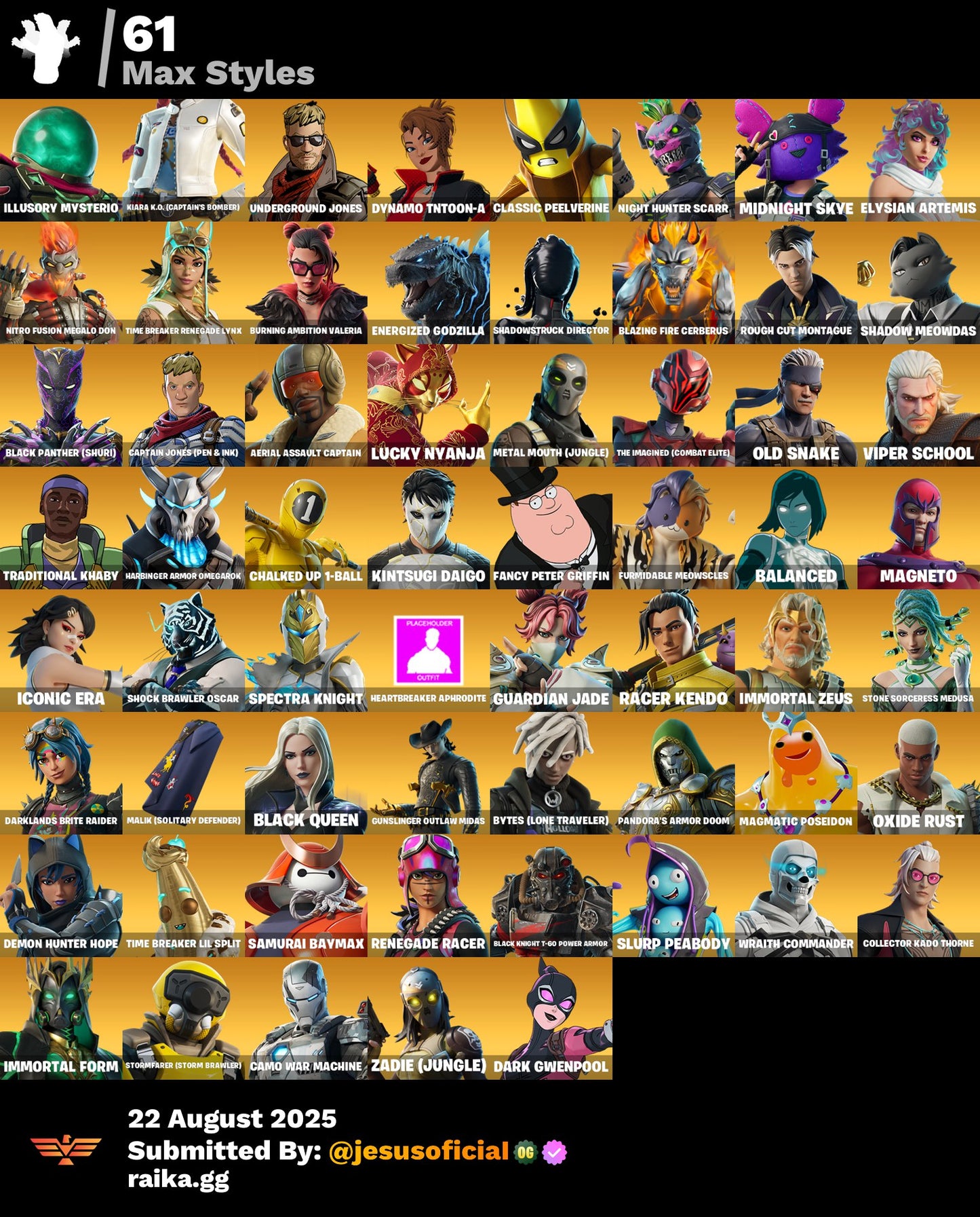 CUENTA FORTNITE 135 SKINS "STW OG"