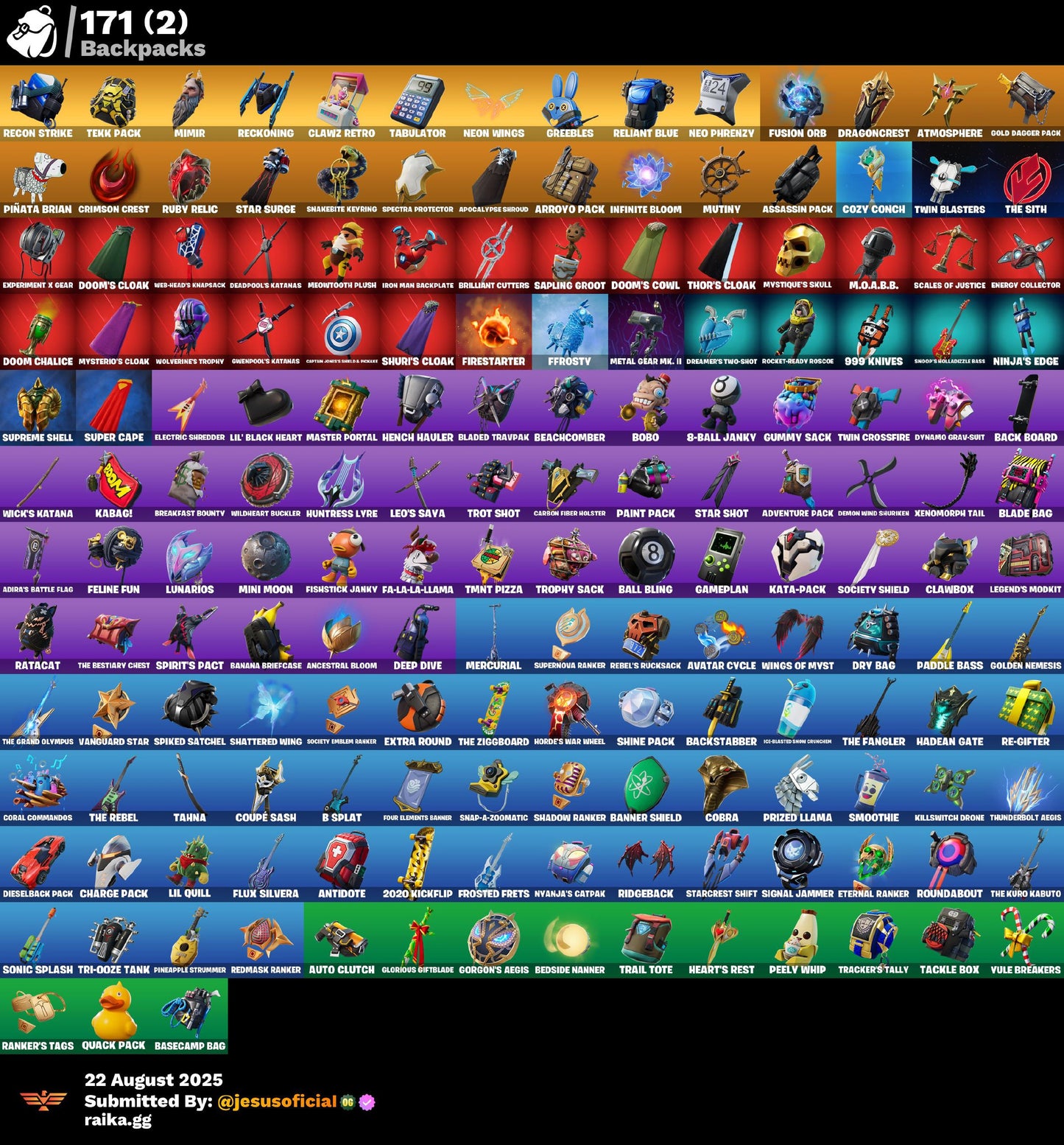 CUENTA FORTNITE 136 SKINS "GOLD MIDAS + NEO VERSA + HACHA DE KRATOS + RISA DE BURRO"