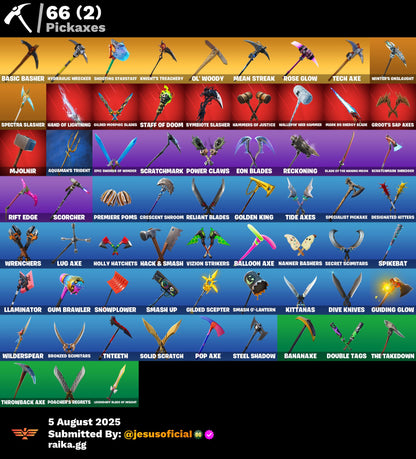CUENTA FORTNITE 60 SKINS "TRAVIS SCOTT + GOLD MIDAS + STW OG"