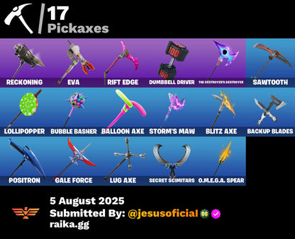 CUENTA FORTNITE 23 SKINS "CAMMY + DERIVA + TOMA LA L"
