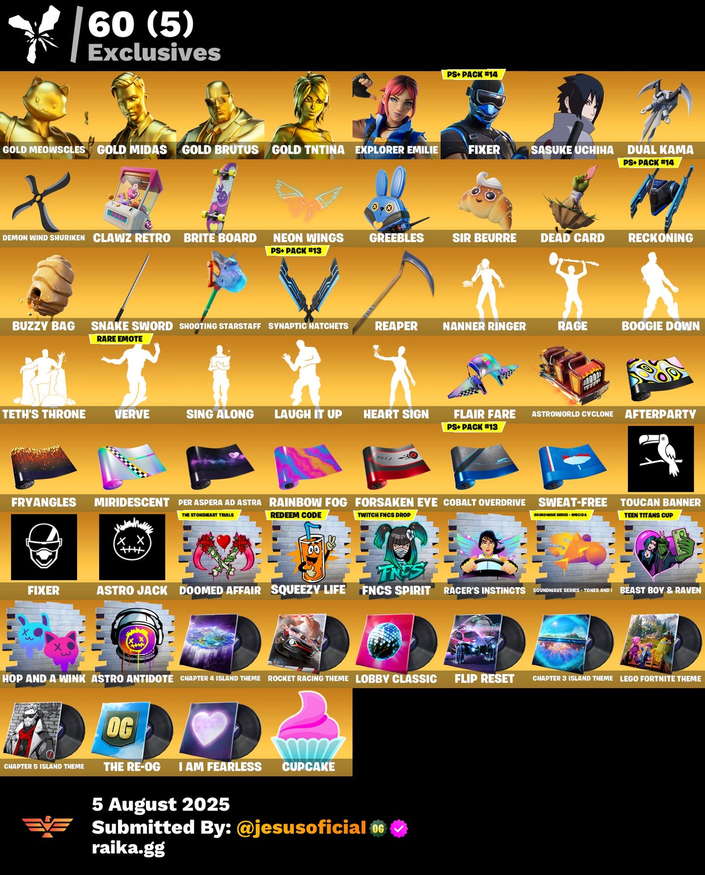 CUENTA FORTNITE 134 SKINS "GOLD MIDAS + PASE MARVEL + RISA DE BURRO"