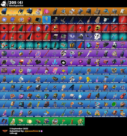 CUENTA FORTNITE 142 SKINS "JILL VALENTINE + PASE MARVEL OG + CLOUD STRIKER"