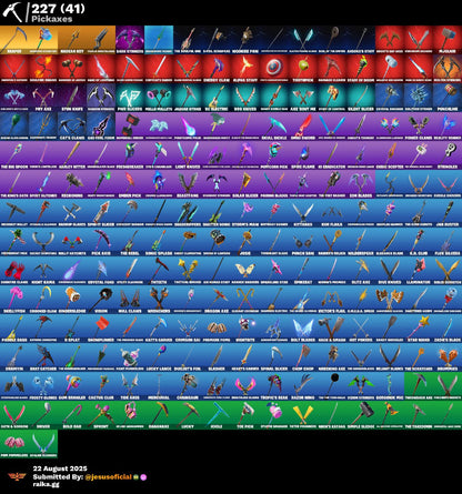 CUENTA FORTNITE 207 SKINS "WILDCAT + STUCK + RISA DE BURRO"