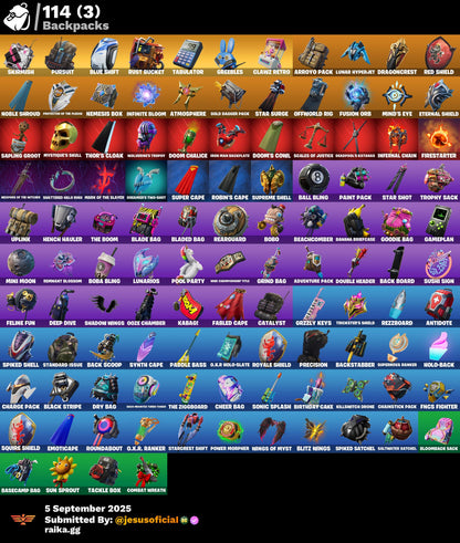 CUENTA FORTNITE 107 SKINS "BLUE SQUIRES + RISA DE BURRO + STW OG + JELTY"