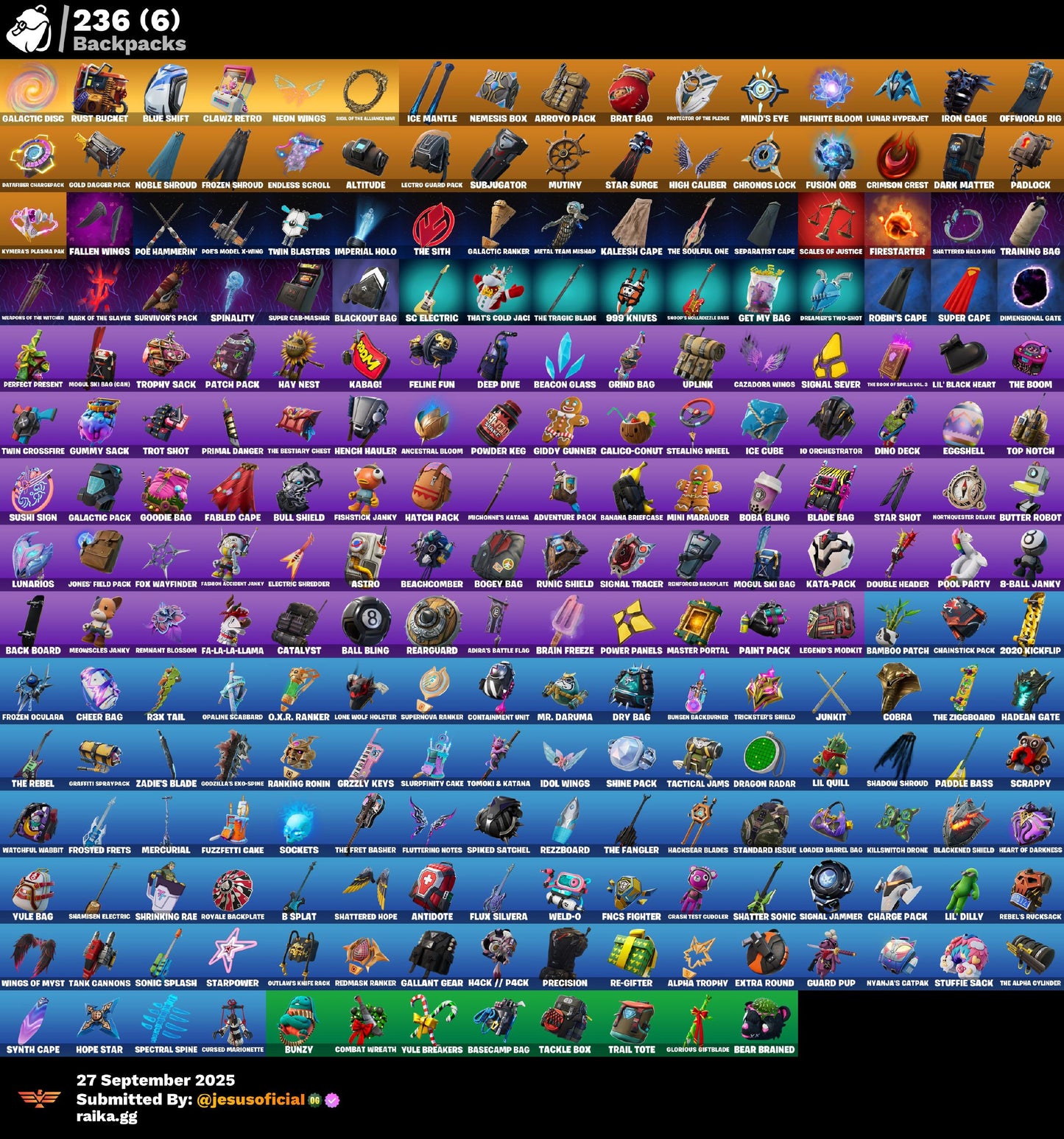 CUENTA FORTNITE 213 SKINS "GALAXY + TOMA LA L + THE REAPER"