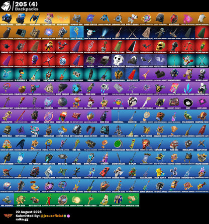 CUENTA FORTNITE 142 SKINS "JILL VALENTINE + PASE MARVEL OG + CLOUD STRIKER"