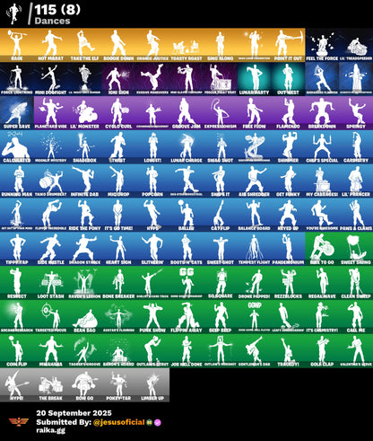 CUENTA FORTNITE 137 SKINS "GOLD MIDAS + STW OG + JUSTICIA NARANJA"