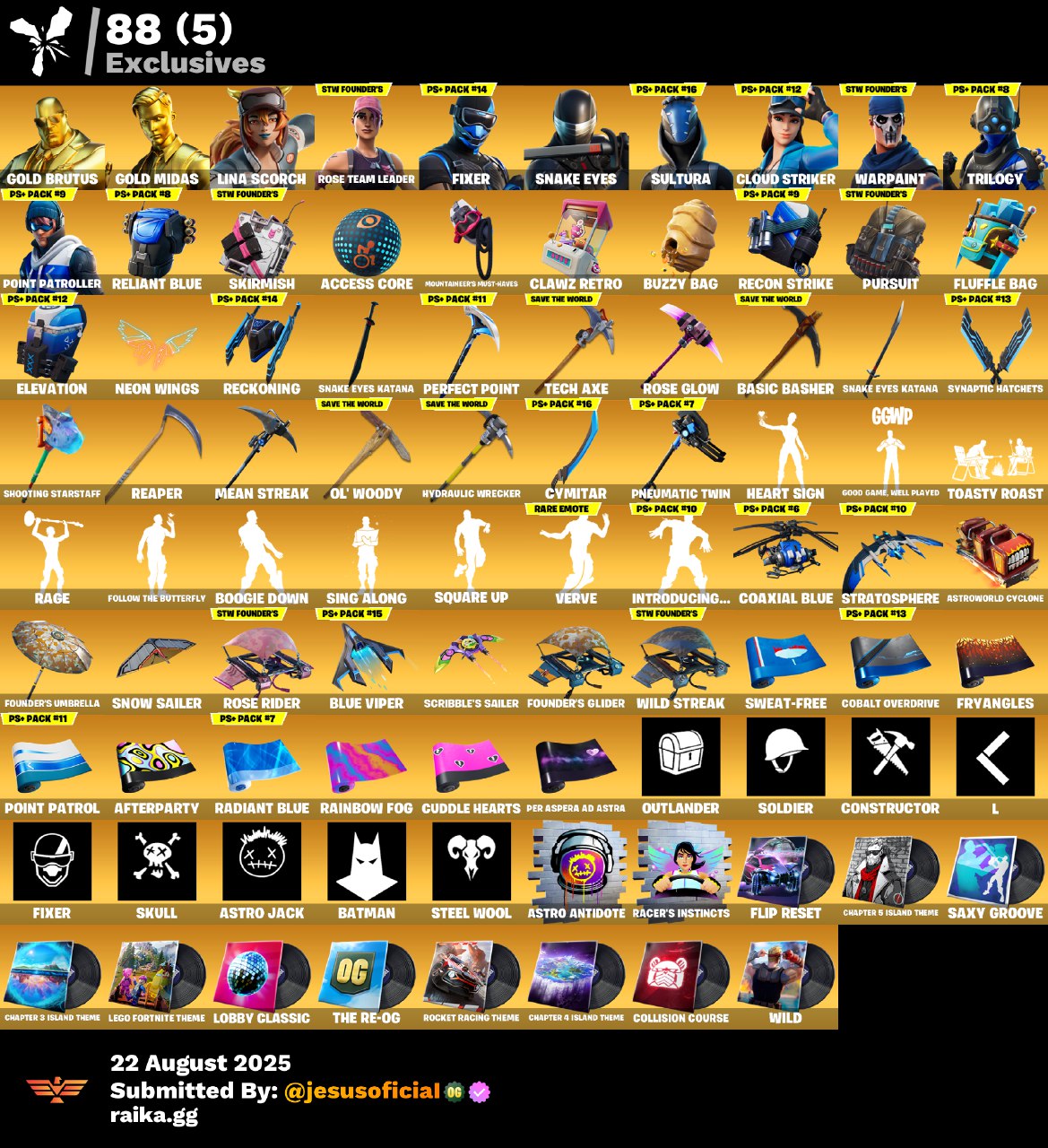 CUENTA FORTNITE 94 SKINS "STW OG + PASE MARVEL OG + LARA CROFT"