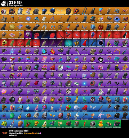 CUENTA FORTNITE 258 SKINS "BLACK KNIGHT + THE REAPER + JELTY + OMEGA CON LUCES + STW OG"
