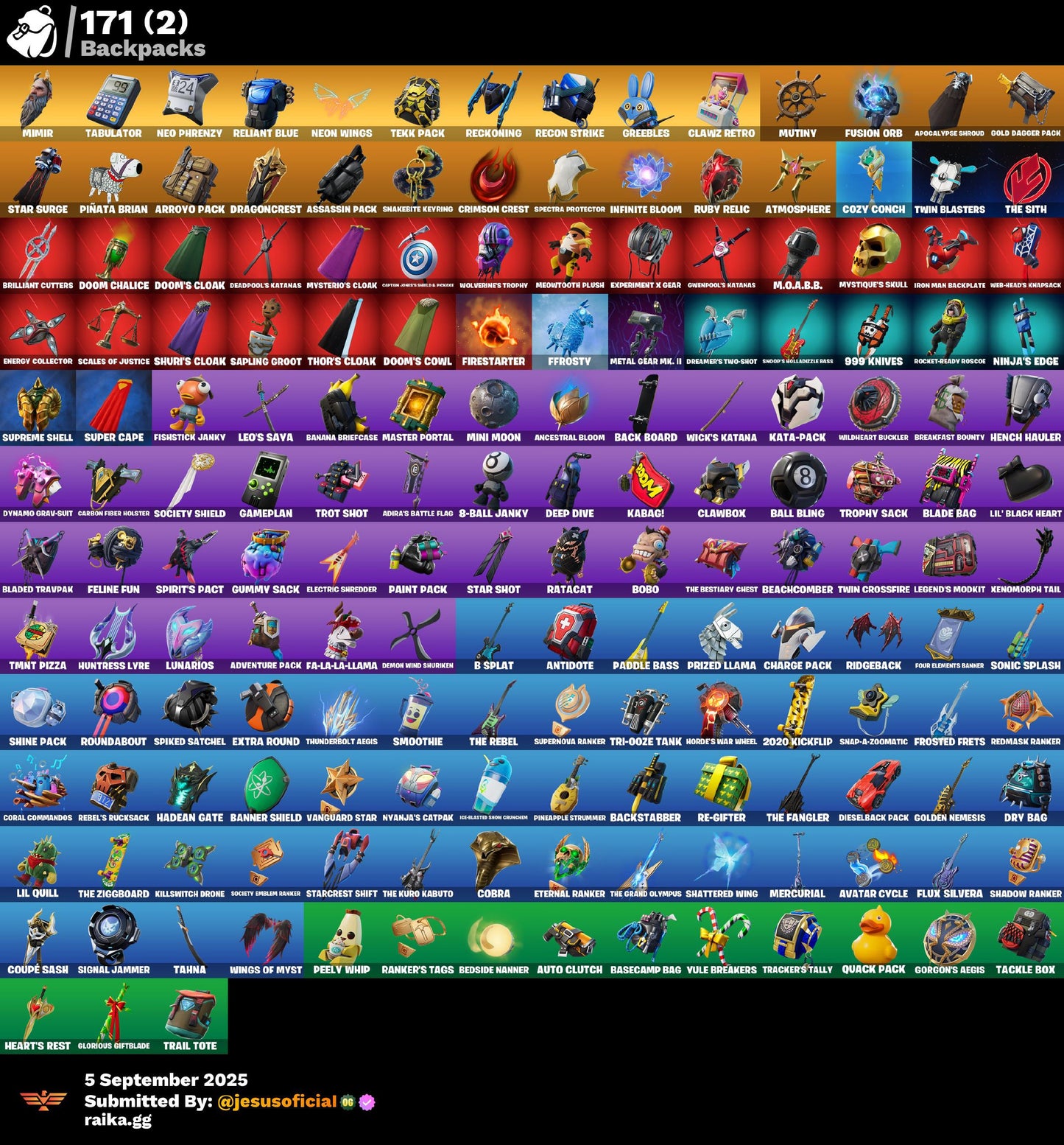 CUENTA FORTNITE 136 SKINS "GOLD MIDAS + NEO VERSA + HACHA DE KRATOS + RISA DE BURRO"