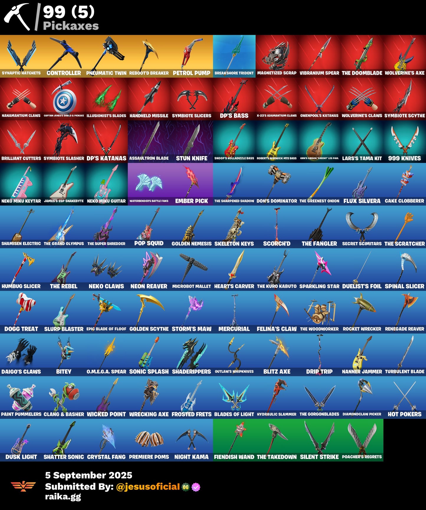 CUENTA FORTNITE 86 SKINS "JELTY + LINA SCORCH + TRILOGY"